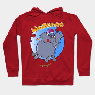 Skater Elephant Hoodie